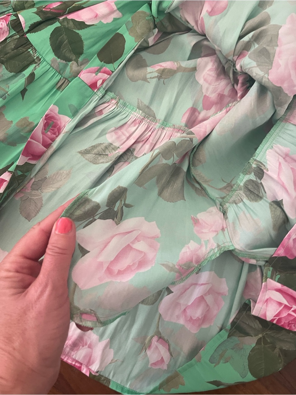 New L'AGENCE Virlen Tiered Satin Shirt Dress - Picture 12 of 16